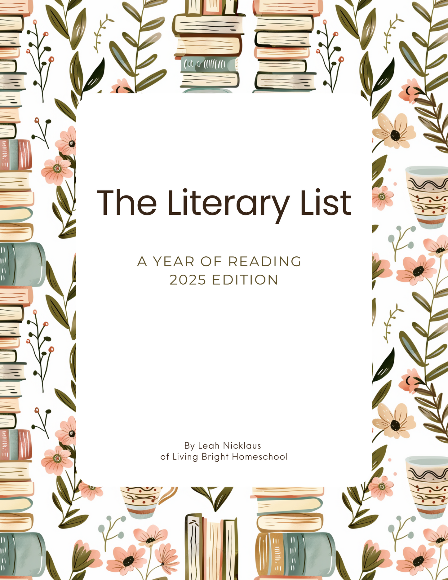 The Literary List: 2025 Reading Guide - FREE