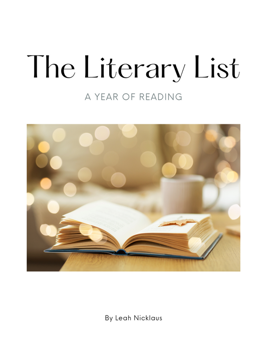 The Literary List: A Year of Reading - FREE